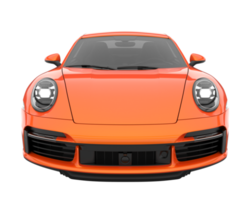 Sport car isolated on transparent background. 3d rendering - illustration png