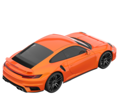 Sport car isolated on transparent background. 3d rendering - illustration png