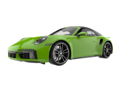 sport auto geïsoleerd Aan transparant achtergrond. 3d renderen - illustratie png