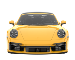 Sport car isolated on transparent background. 3d rendering - illustration png