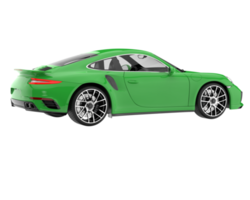 carro esporte isolado em fundo transparente. renderização 3D - ilustração png