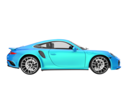 Sport car isolated on transparent background. 3d rendering - illustration png