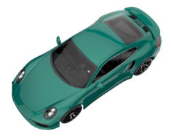 Sport car isolated on transparent background. 3d rendering - illustration png