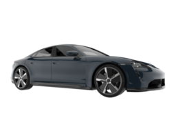 carro esporte isolado em fundo transparente. renderização 3D - ilustração png