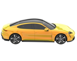 Sport car isolated on transparent background. 3d rendering - illustration png