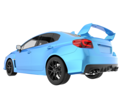 carro esporte isolado em fundo transparente. renderização 3D - ilustração png