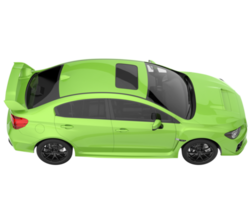 carro esporte isolado em fundo transparente. renderização 3D - ilustração png