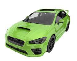 carro esporte isolado em fundo transparente. renderização 3D - ilustração png