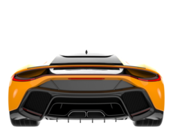 Sport car isolated on transparent background. 3d rendering - illustration png