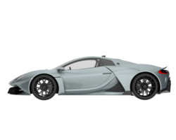 voiture de sport isolée sur fond transparent. rendu 3d - illustration png