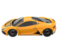 Sport car isolated on transparent background. 3d rendering - illustration png