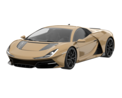 Sport car isolated on transparent background. 3d rendering - illustration png