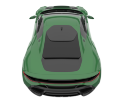 voiture de sport isolée sur fond transparent. rendu 3d - illustration png