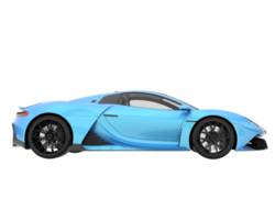 Sport car isolated on transparent background. 3d rendering - illustration png