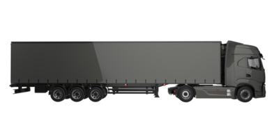 Truck isolated on transparent background. 3d rendering - illustration png