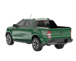 Pickup truck isolated on background. 3d rendering - illustration png