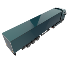 Truck isolated on background. 3d rendering - illustration png