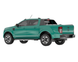 Pickup truck isolated on background. 3d rendering - illustration png