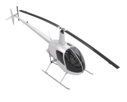 Hubschrauber isoliert auf transparentem Hintergrund. 3D-Rendering - Abbildung png