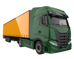 Truck isolated on background. 3d rendering - illustration png