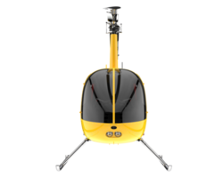 Helicopter isolated on transparent background. 3d rendering - illustration png