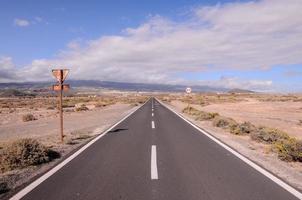 Scenic road view photo