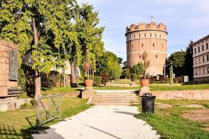 Old castle tower photo