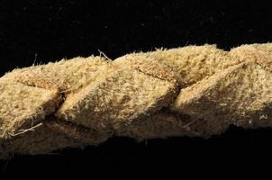 Woven rope close-up photo