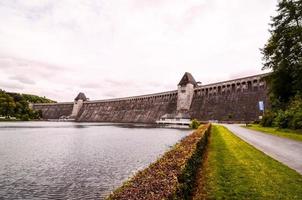 German water dam view photo