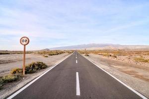 Scenic road view photo