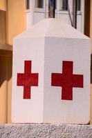Red cross detail photo