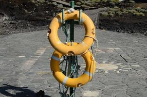 Life buoy close-up photo