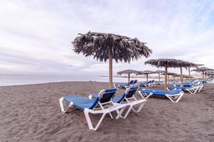 Abandoned sandy beach photo