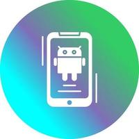 icono de vector de Android