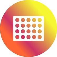 Colored Palette Vector Icon