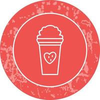 Unique Strawberry Milkshake Vector Icon