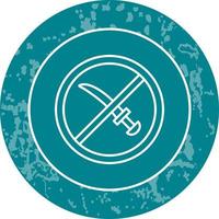 No Weapons Vector Icon