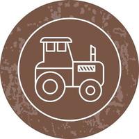 icono de vector de tractor