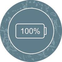 Unique Full Battery Vector Icon