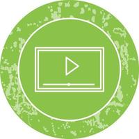 Video Screening Vector Icon