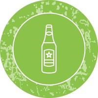 icono de vector de botella de cerveza