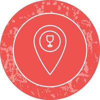 Unique Bar Location Vector Icon