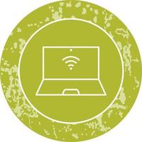 Connected Laptop Vector Icon