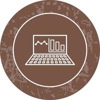 Unique Online Stats Vector Icon