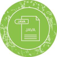 icono de vector de java