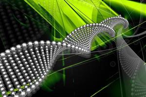 3D multi use DNA In digital color background photo