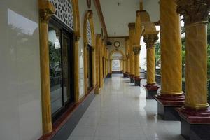 exterior de los pilares de la mezquita foto