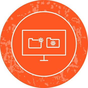 Corrupted Data Vector Icon