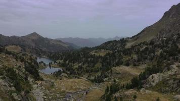 Lake in the mountain of vall d aran video