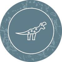 icono de vector de dinosaurio